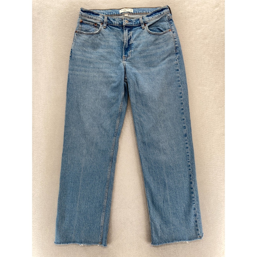 Abercrombie & Fitch Light Blue Straight Leg Jeans